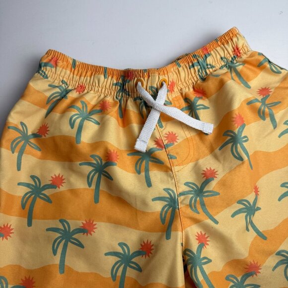 Hanna Andersson Swim Boys Fast Drying Trunks Palm Tree Size 150, US 12 - Picture 2 of 8